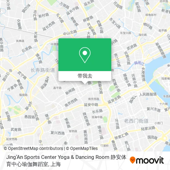 Jing'An Sports Center Yoga & Dancing Room 静安体育中心瑜伽舞蹈室地图