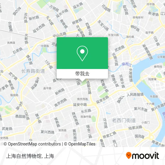 上海自然博物馆地图