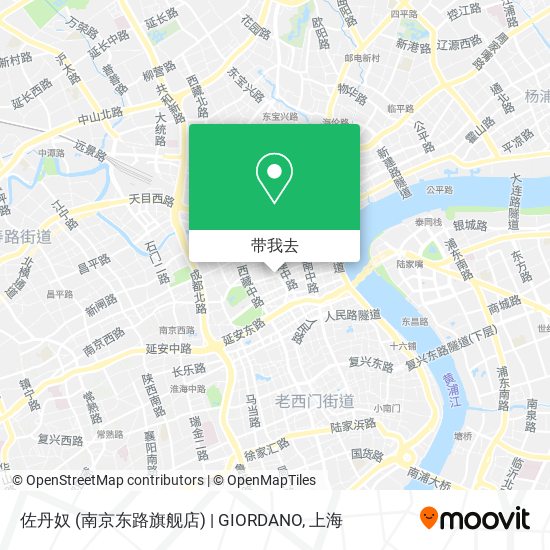 佐丹奴 (南京东路旗舰店) | GIORDANO地图