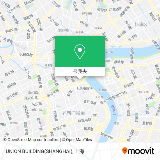 UNION BUILDING(SHANGHAI)地图