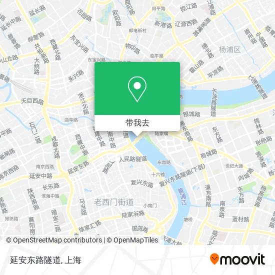 延安东路隧道地图
