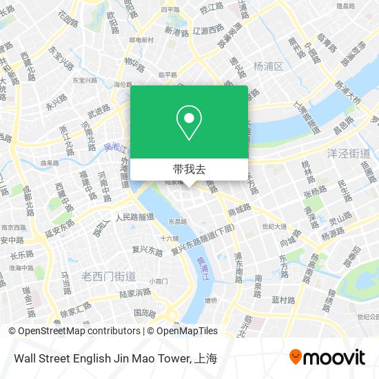 Wall Street English Jin Mao Tower地图