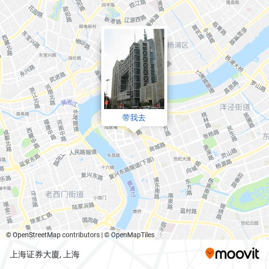 上海证券大廈地图