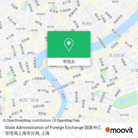 State Administration of Foreign Exchange 国家外汇管理局上海市分局地图