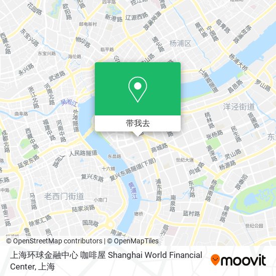 上海环球金融中心 咖啡屋 Shanghai World Financial Center地图