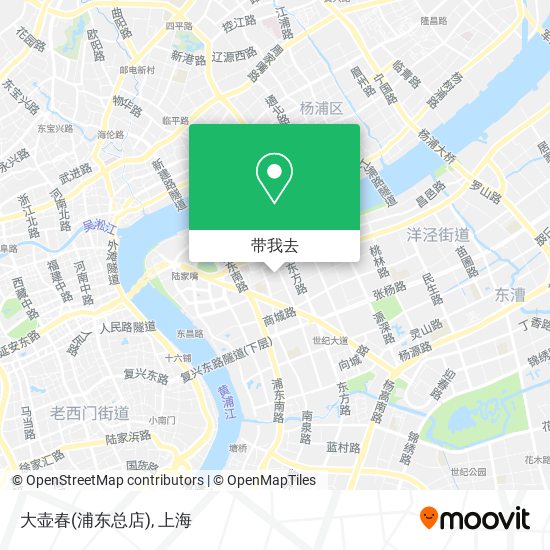 大壶春(浦东总店)地图