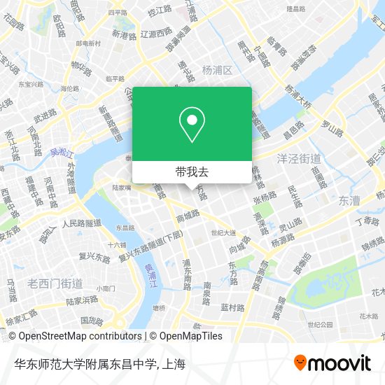 华东师范大学附属东昌中学地图