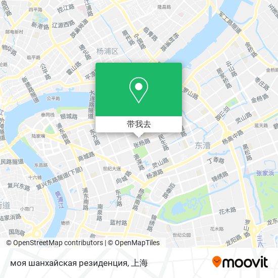 моя шанхайская резиденция地图