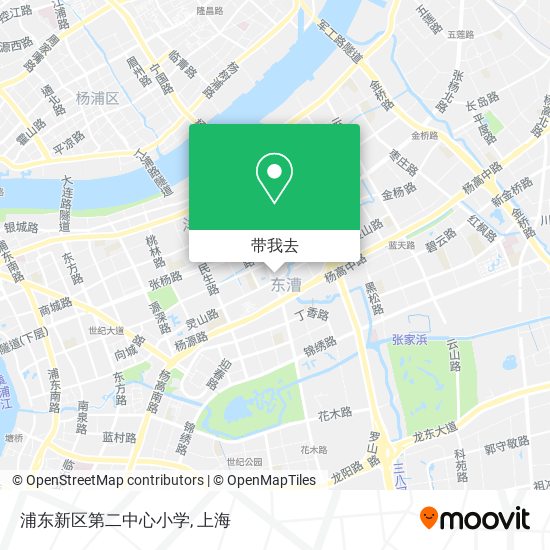 浦东新区第二中心小学地图