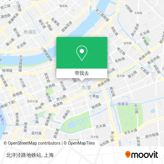 北洋泾路地铁站地图