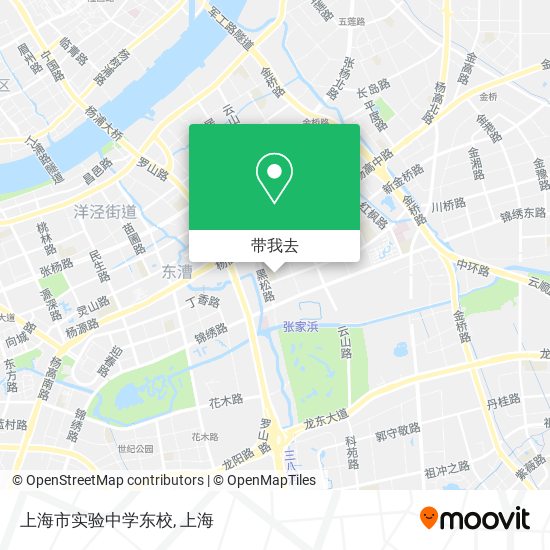 上海市实验中学东校地图