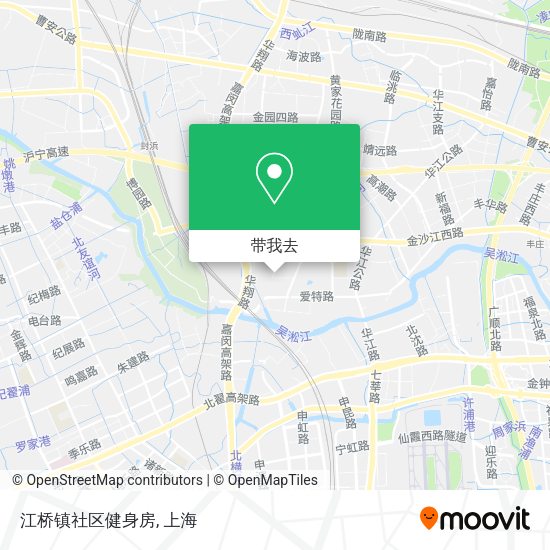 江桥镇社区健身房地图
