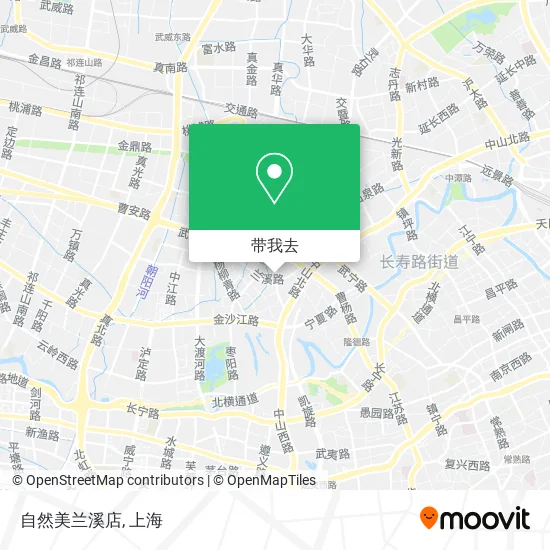 自然美兰溪店地图