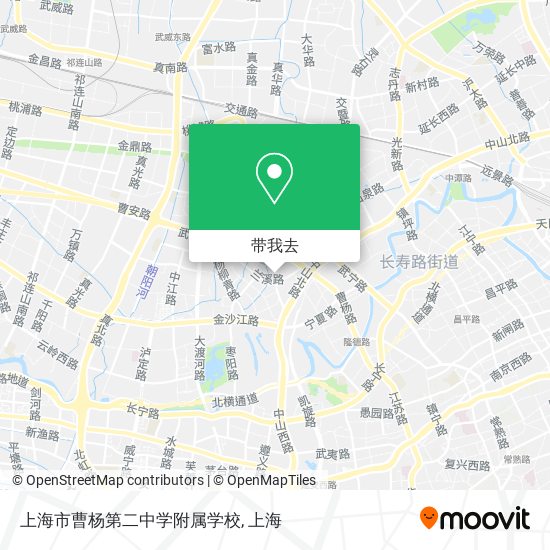 上海市曹杨第二中学附属学校地图