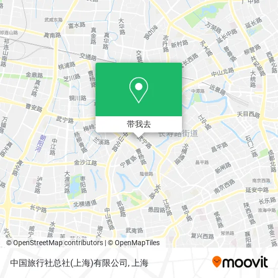 中国旅行社总社(上海)有限公司地图