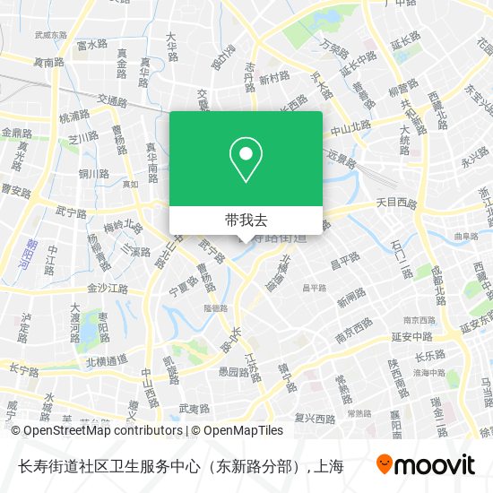 长寿街道社区卫生服务中心（东新路分部）地图