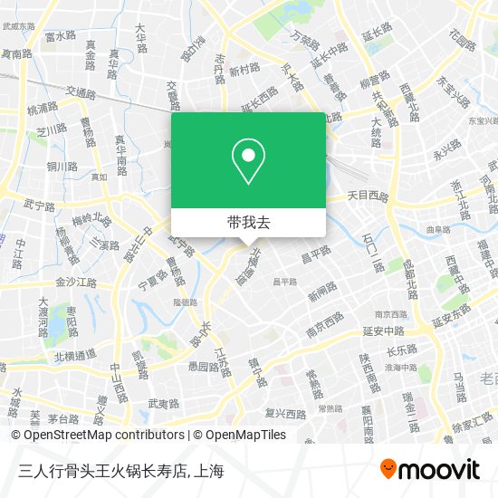 三人行骨头王火锅长寿店地图