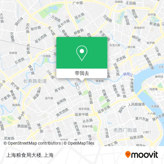 上海粮食局大楼地图