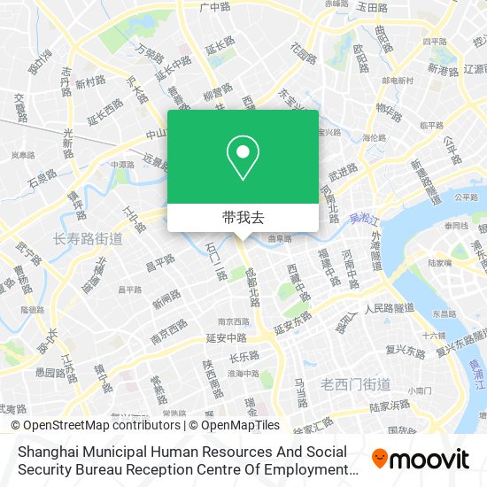 Shanghai Municipal Human Resources And Social Security Bureau Reception Centre Of Employment Affair地图