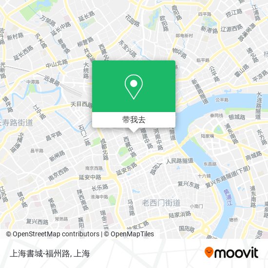 上海書城-福州路地图