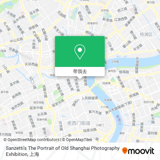Sanzetti's The Portrait of Old Shanghai Photography Exhibition地图