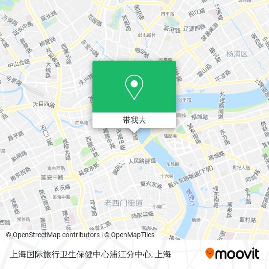 上海国际旅行卫生保健中心浦江分中心地图