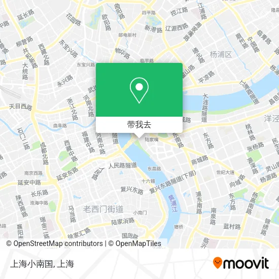 上海小南国地图