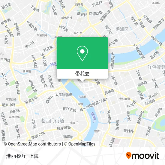 港丽餐厅地图