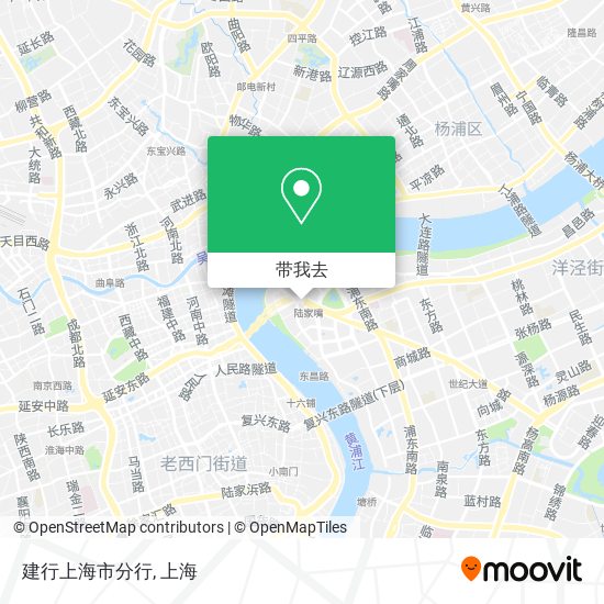 建行上海市分行地图