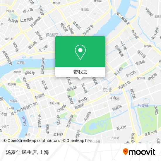 汤豪仕 民生店地图