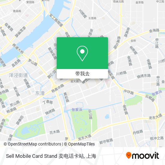 Sell Mobile Card Stand 卖电话卡站地图