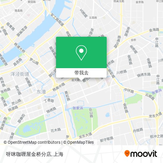呀咪咖喱屋金桥分店地图