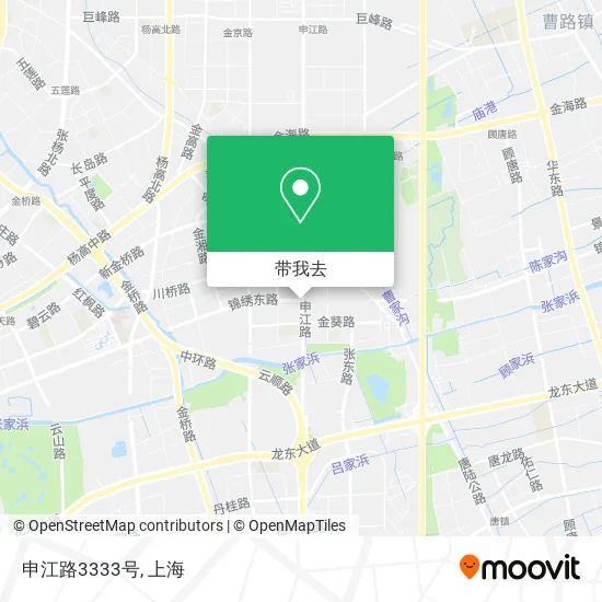 申江路3333号地图