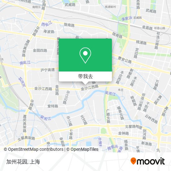 加州花园地图