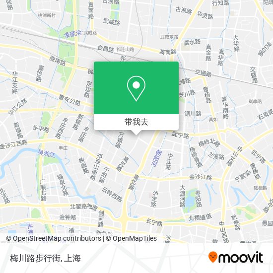 梅川路步行街地图