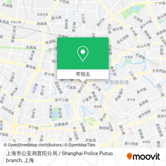 上海市公安局普陀分局 / Shanghai Police Putuo branch地图