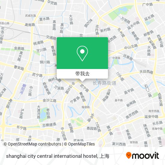 shanghai city central international hostel地图