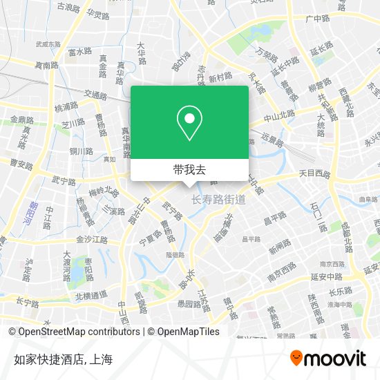 如家快捷酒店地图