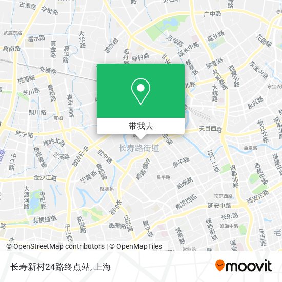 长寿新村24路终点站地图