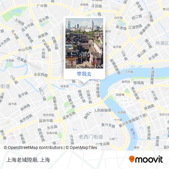 上海老城隍廟地图