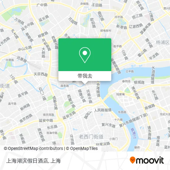 上海湖滨假日酒店地图