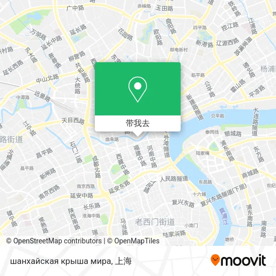 шанхайская крыша мира地图