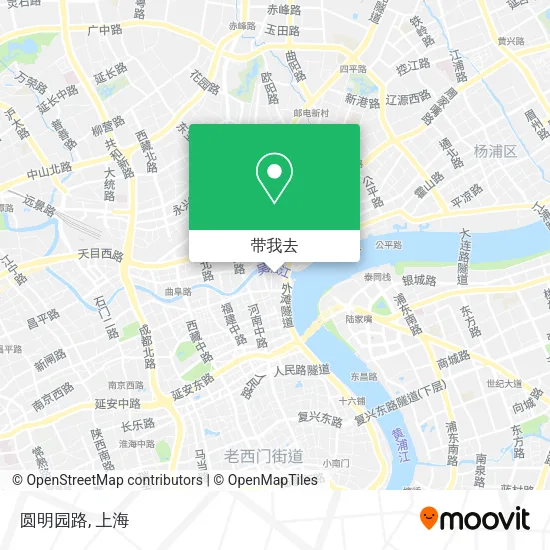 圆明园路地图
