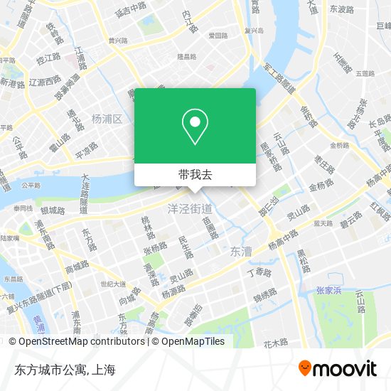 东方城市公寓地图