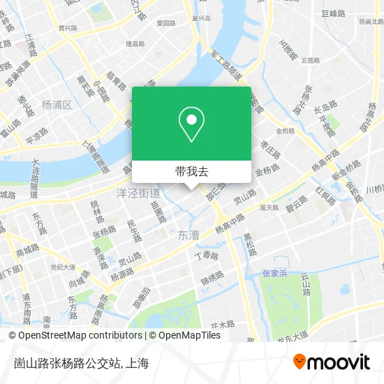 崮山路张杨路公交站地图