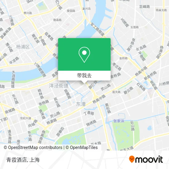 青霞酒店地图