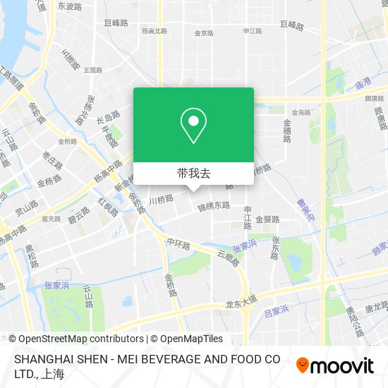 SHANGHAI SHEN - MEI BEVERAGE AND FOOD CO LTD.地图