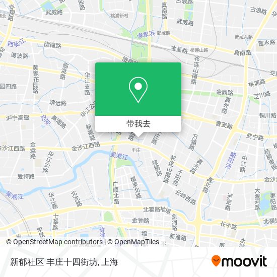 新郁社区 丰庄十四街坊地图