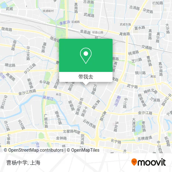 曹杨中学地图
