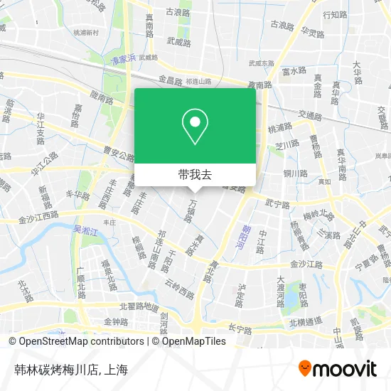 韩林碳烤梅川店地图
